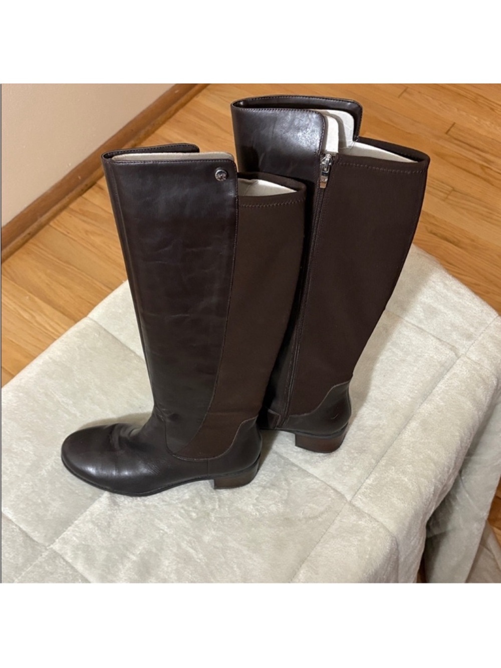 Marc Fisher Chocolate Brown Over-the-Knee Riding Boots